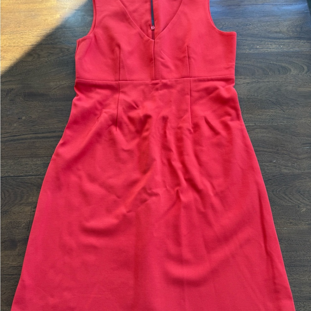 Jude Connally Vibrant Red Midi Dress